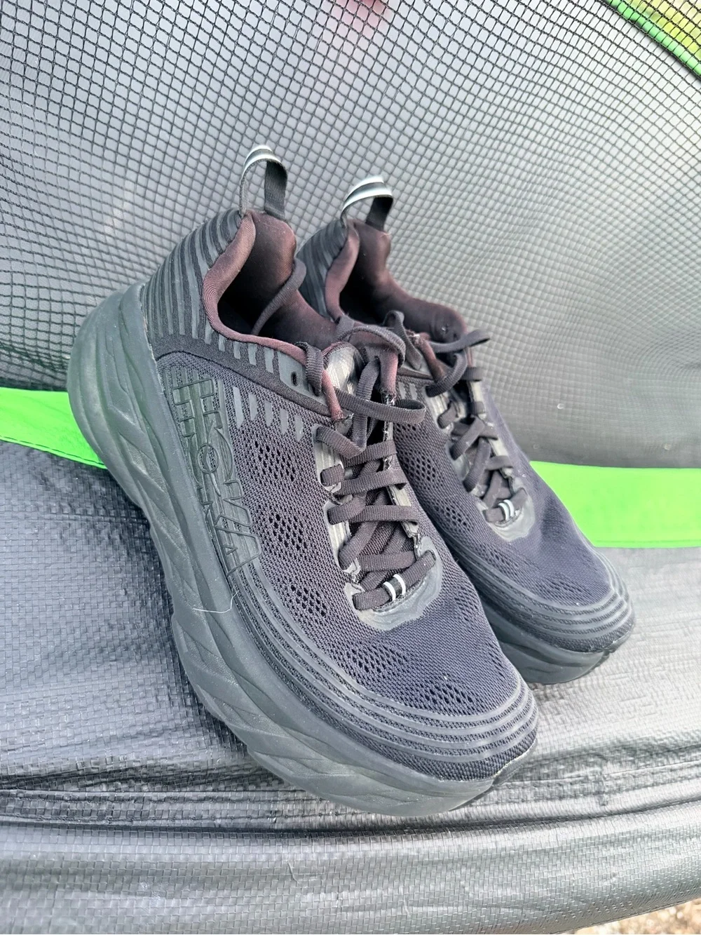Hoka BONDI 6 women Black Athletic Running Shoes
